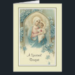 Traditional Spiritual Bouquet Virgin Mary  Card<br><div class="desc">Perfect gift for any occasion! A Spiritual Bouquet is a card notifying the recipient of a number of devotional, & or sacramental acts performed by a Roman Catholic on behalf of a person on special occasions (as name days or anniversaries) or for the soul of someone recently deceased especially as...</div>