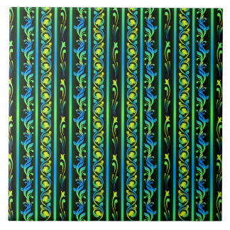 Traditional Sri Lanka Liyawel (leaves pattern) Ceramic Tile