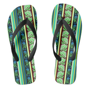 Traditional Sri Lanka Liyawel (leaves pattern) Thongs