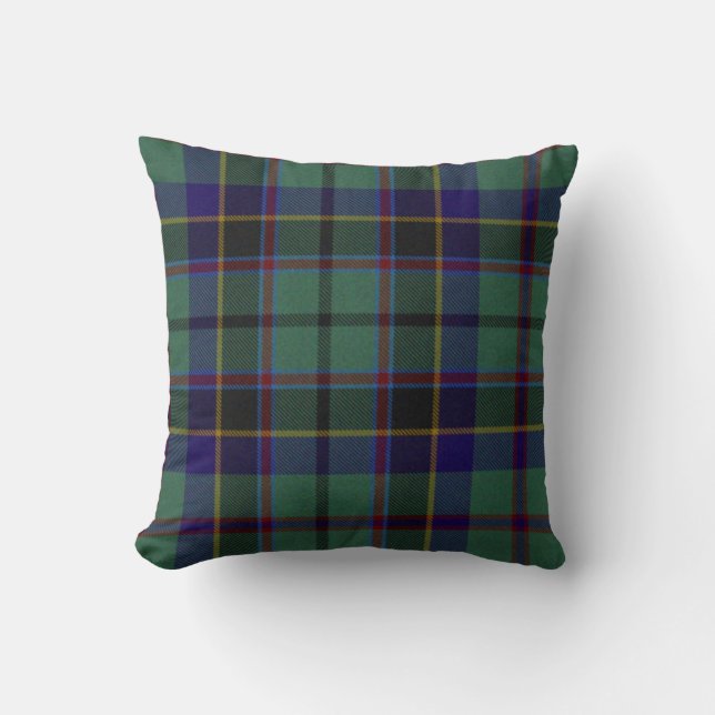 Traditional Stepehson Tartan Plaid Pillow (Front)