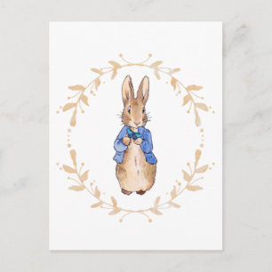 Traditional Storybook Bunny Postcard