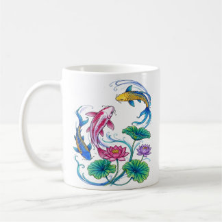 Traditional Style Water Garden Art Coffee Mug