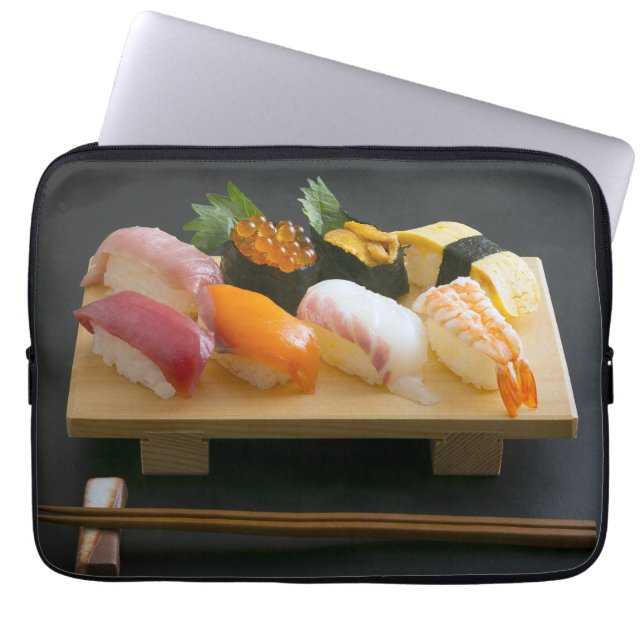 Traditional Sushi Platter – Laptop Sleeve by SUSHI (Front)