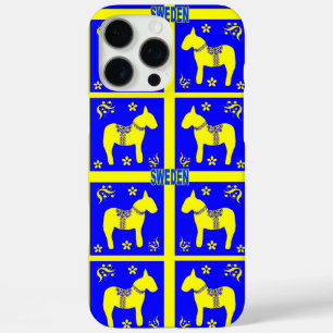 traditional Swedish colours symbols of Sweden iPhone 16 Pro Max Case