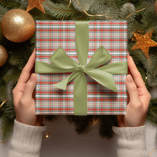 Traditional Tartan Christmas Gift Wrap Paper