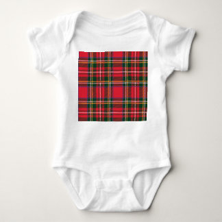Traditional Tartan Plaid Seamless Wallpaper Baby Bodysuit