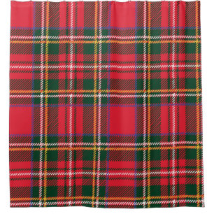 Traditional Tartan Plaid Seamless Wallpaper Shower Curtain