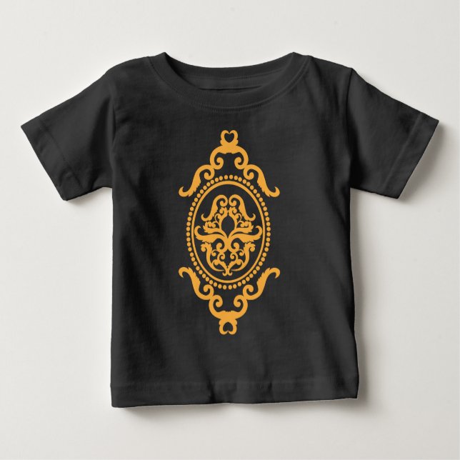 Traditional Tattoo Art Inspired Design Baby T-Shirt (Front)