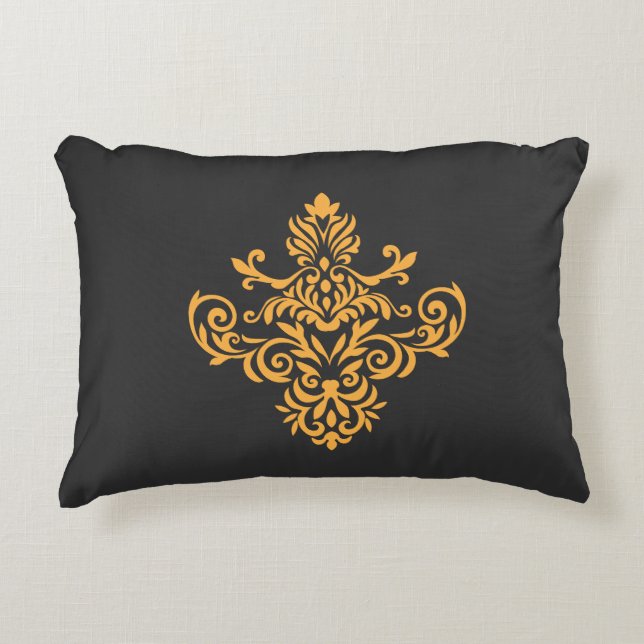 Traditional Tattoo Art Inspired Design Decorative Cushion (Front)
