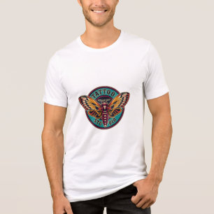 Traditional Tattoo Butterfly Men's T-Shirt Tri-Blend Shirt