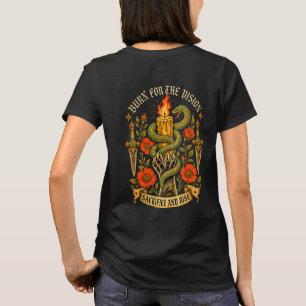 Traditional Tattoo Women Resilience design T-Shirt