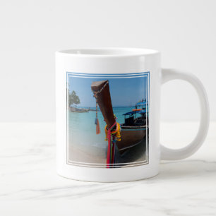 Traditional Thai Boat Large Coffee Mug
