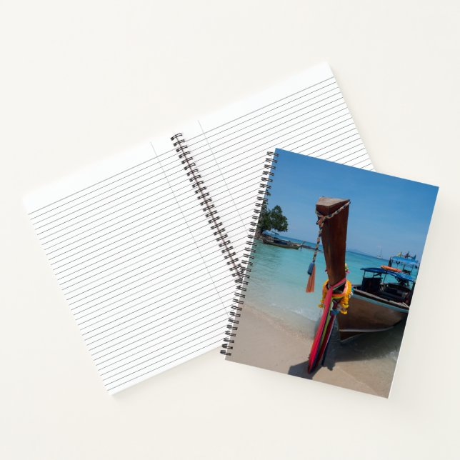 Traditional Thai Boat Notebook (Inside)