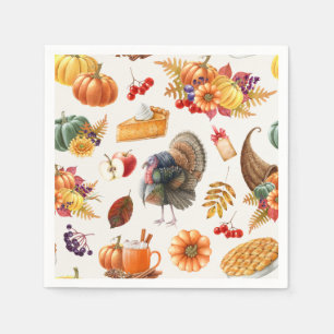 Traditional Thanksgiving Napkin