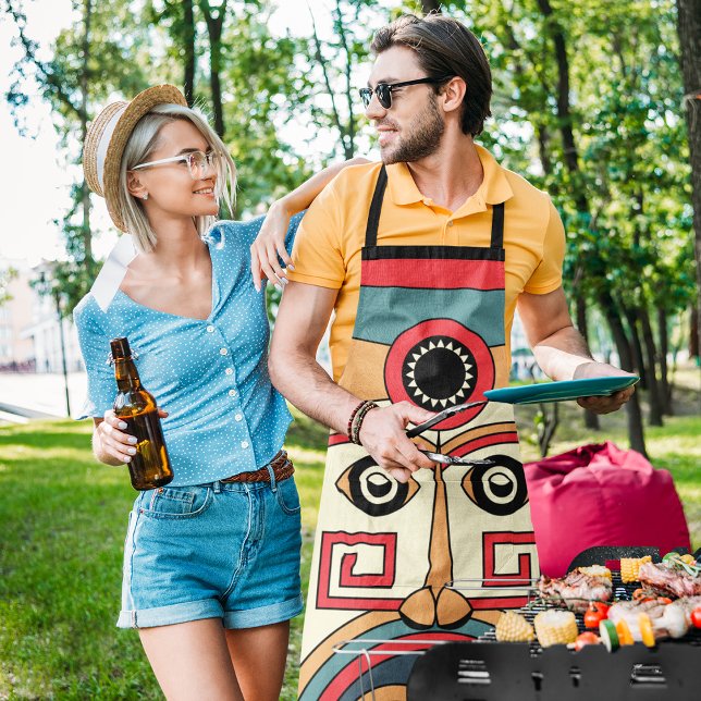 Traditional Tiki Mask Apron (Creator Uploaded)