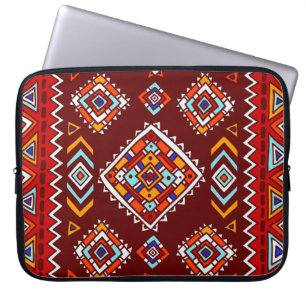 Traditional tribal, ethnic seamless texture. laptop sleeve