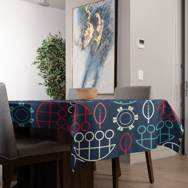 Traditional Tribal Pattern Art Tablecloth (Table cloth)