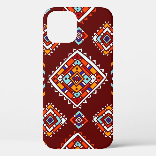 Traditional tribal pattern in ethnic style Case-Mate iPhone case (Back)