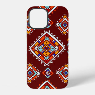 Traditional tribal pattern in ethnic style iPhone 12 case