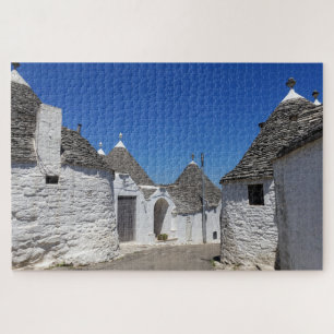 Traditional trulli houses in Alberobello, Puglia Jigsaw Puzzle