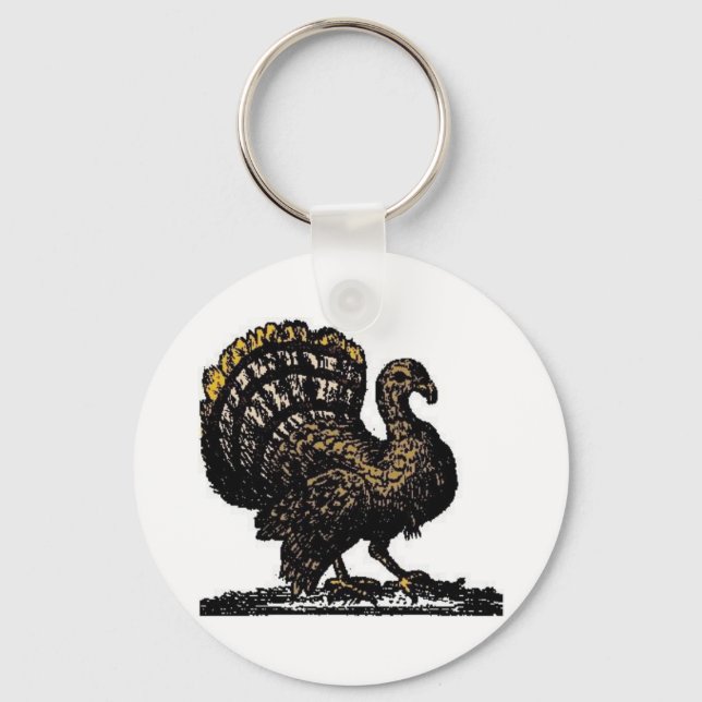Traditional Turkey Key Ring (Front)