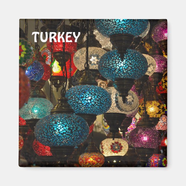 Traditional Turkish lamps Magnet (Front)