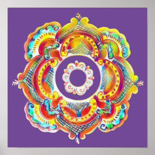 Traditional ukrainian folk decor