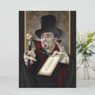 Traditional Vampire Gothic Party Invitations