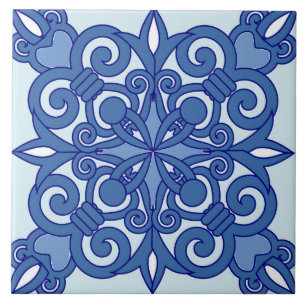Traditional vintage arabic ceramic tiles