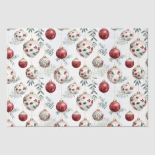 Traditional Vintage Christmas Decoupage Tissue Paper