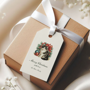 Traditional Vintage Christmas Whimsical Gift Tags