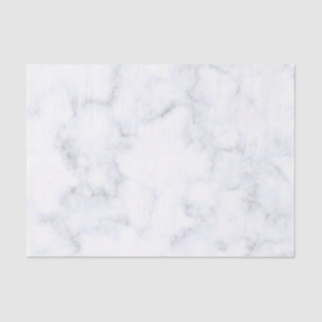 Traditional White Marble Tissue Paper (Front)