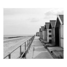 "Traditional Wooden Beach Huts"