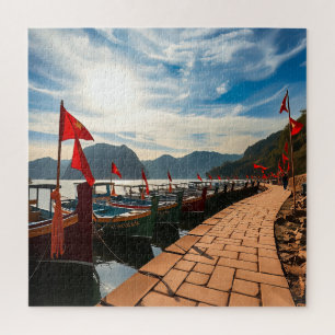 Traditional wooden boats jigsaw puzzle