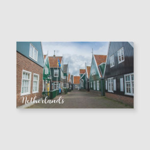 Traditional wooden houses in Marken village
