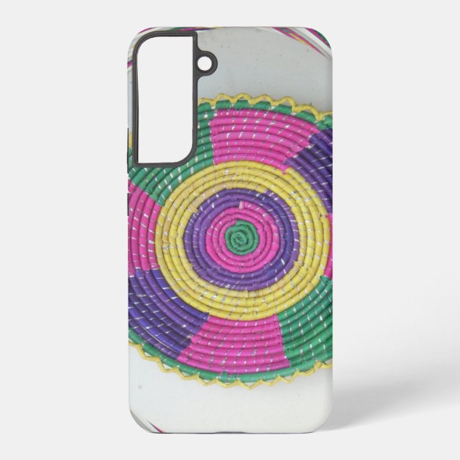 Traditional Woven Plate whirl Samsung Galaxy S22+ Case (Back)