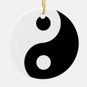 Traditional Yin Yang Ceramic Ornament