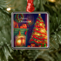 Traditionally Vintage style Christmas tree 