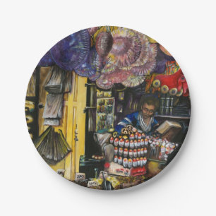 Traditions of Ancient Commerce, Jerusalem Paper Plate