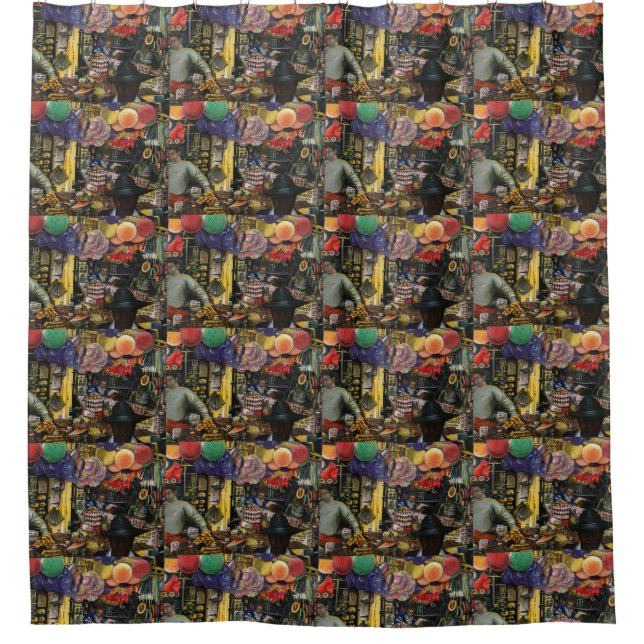 Traditions of Ancient Commerce, Jerusalem Shower Curtain (Front)
