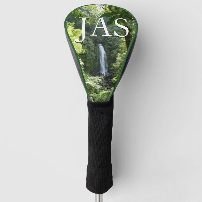 Trafalgar Falls Tropical Rainforest Photography Golf Head Cover (Front)