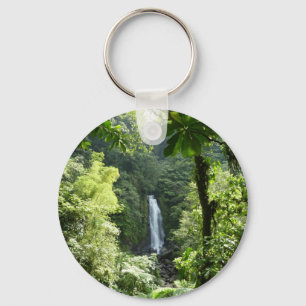 Trafalgar Falls Tropical Rainforest Photography Key Ring