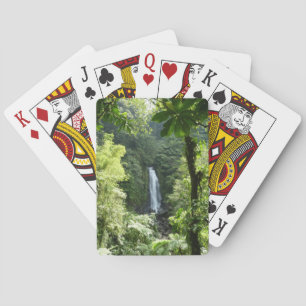 Trafalgar Falls Tropical Rainforest Photography Playing Cards