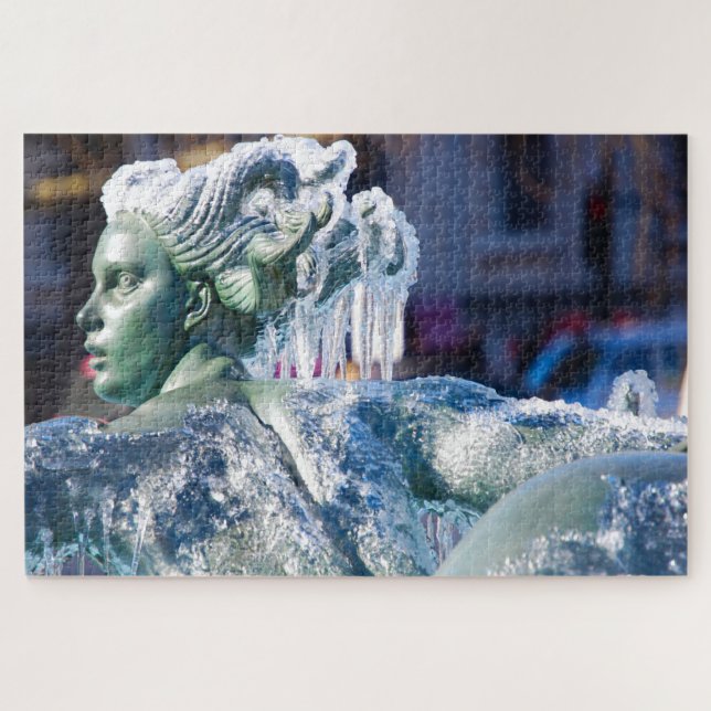 Trafalgar Fountain. Jigsaw Puzzle (Horizontal)