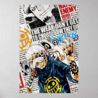 Trafalgar Law  One Piece Poster
