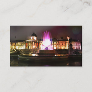 Trafalgar Square Fountain Business Card