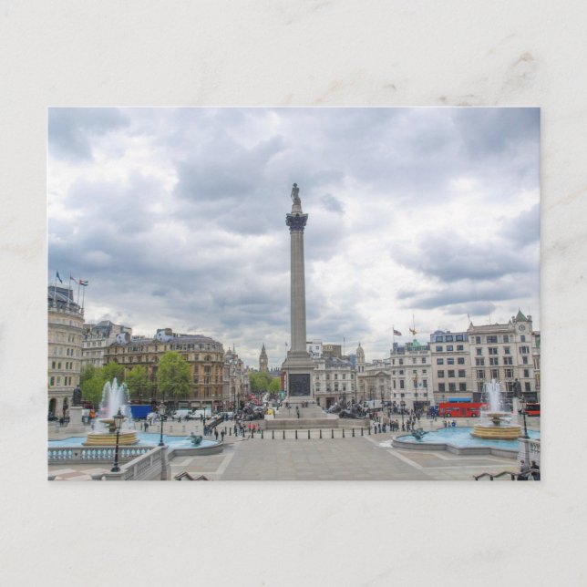 Trafalgar Square in London Postcard (Front)