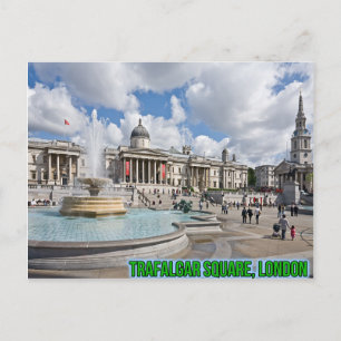 Trafalgar Square London Postcard