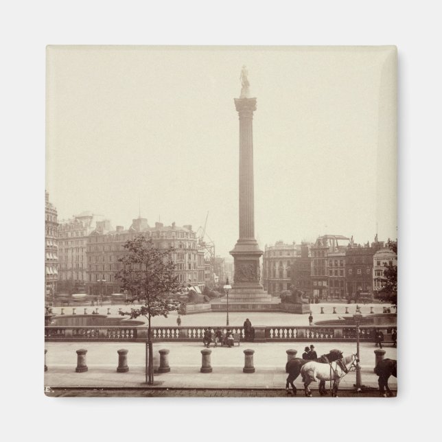 Trafalgar Square, London (sepia photo) Magnet (Front)