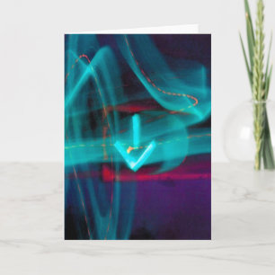 Traffic Arrow Greeting Card